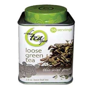 The Tea Spot   Green Roasted Mint, 2 oz loose leaf tea 