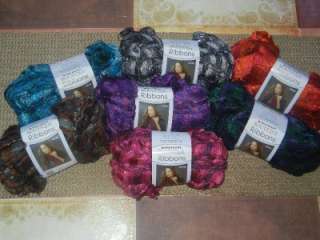 Red Heart Boutique Ribbons Yarn for Ruffle Scarves 3.5 oz Skein  