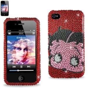   Diamond Protector Cover IPHONE 4G B21 RED Cell Phones & Accessories