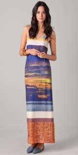 Clover Canyon Sunset Cork Maxi Dress  