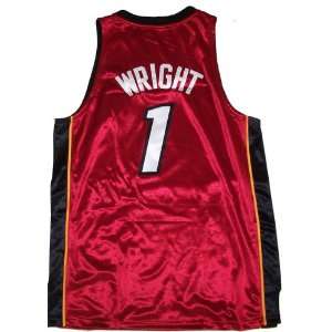  Dorell Wright Authentic Unsigned Jersey Authentic Red 