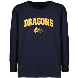 Drexel Dragons Youth Navy Blue Logo Arch T shirt   Sports 