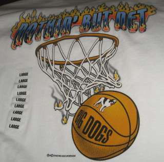 big dogs, nothing but net (basketball) , tshirt L new  