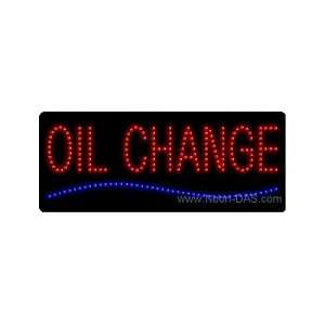  Oil Change Outdoor LED Sign 13 x 32