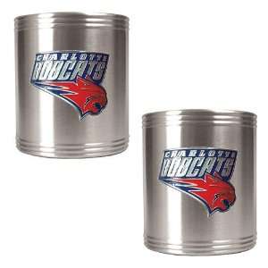 Charlotte Bobcats NBA 2pc Stainless Steel Can Holder Set   Primary 