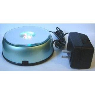  7 LED Light Stand Turntable Night Light Rotating Base for 