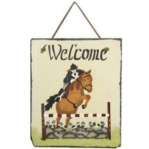  Jumper Welcome Hanging Slate