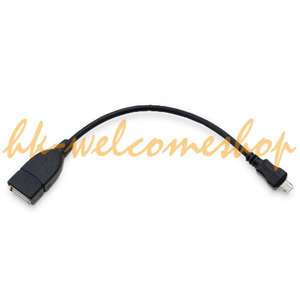Micro B USB Host OTG Adapter Cable Fr Sony Tablet S ( SGPT111/ SGPT112 