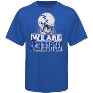  Air Force Falcons Royal Blue We Are T shirt Sports 