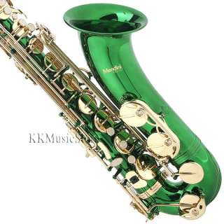 Mendini Tenor Sax Saxophone ~Gold Silver Blue Green Purple Red +Tuner 