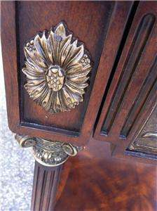 THEODORE ALEXANDER Figural Mahogany Side Table   BRAND NEW  