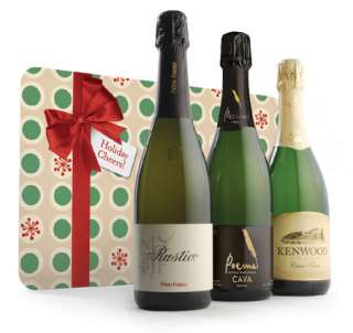 Holiday Celebration Sparkling Wine Gift Trio 