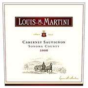 Louis Martini Sonoma Cabernet Sauvignon 2006 