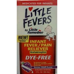  Little Fevers Infant Fever/Pain Reliever Grape Flavor   2 