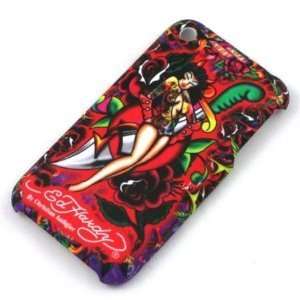  Ed Hardy Pin Up Girl Clip on Case for Iphone 3G Cell 