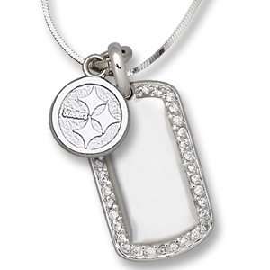  LogoArt Pittsburgh Steelers Sterling Silver Dog Tag 