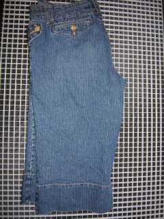 Rewind womens size junior 11 blue denim cropped jeans  
