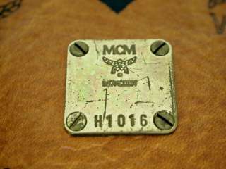 Vintage MCM MUNCHEN Germany Mini Monogram Speedy Bag Handbag Authentic 