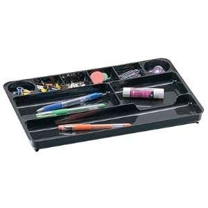  Drawer Organizer, Deluxe, 14x9x1 1/8 Recycled, Black 