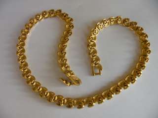Napier Necklace Elegant Women Necklace 24kt Gold Color 