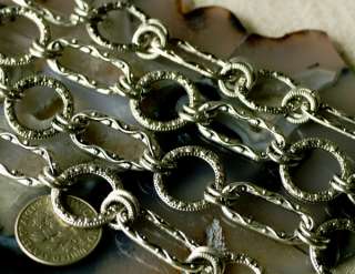 Antique Silver Plated Metal Fancy Chain j06b PICK  