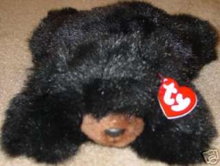 TY PLUSH 1996 BABY PAWS Black Baby Bear Retired #5111  