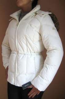 AUTHENTIC GUESS DOWN JACKET COAT, CREAM, XLARGE, NWT  