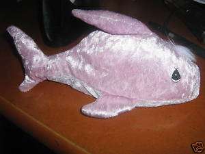 Precious Moments Tender Tails Plush Pink Whale #750646  