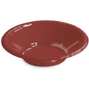 Premium 12 oz Plastic Bowls, Brick 