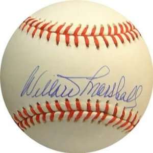  Willard Marshall Autographed Baseball     Autographed 