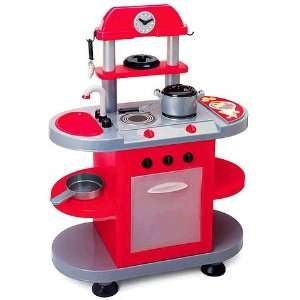  Cookin for Kids Red Electronic Play Kitchen Toys & Games