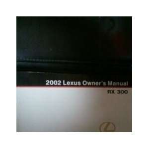  2002 Lexus RX 300 Owners Manual Toyota Motor Co. Books
