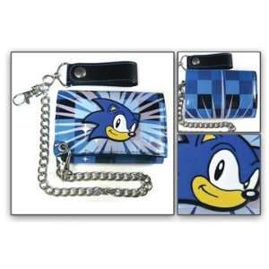  Wallet   Sonic the Hedgehog   w/ Chain (Blue/Black 