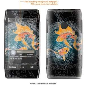   Decal Skin STICKER for Nokia X7 case cover X7 223 Electronics