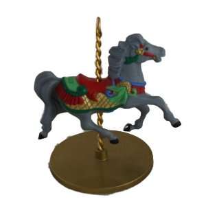  Hallmark Keepsake Ornament Carousel Horse Holly 2 of 4 