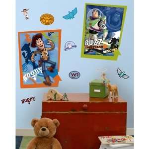  Toy Story Buzz & Woody Peel & Stick Giant Poster 