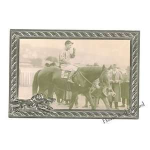  Pewter Horse Racing Frame 