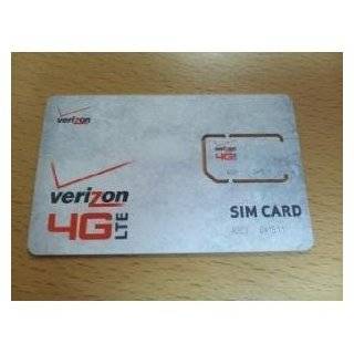 VERIZON 4G LTE SIM CARD WORKS WITH MOST VERIZON 4G CELL PHONES