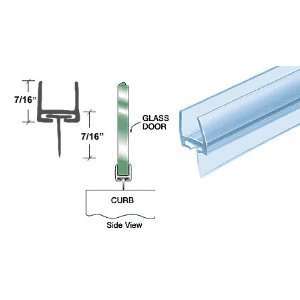  CRL Polycarbonate Bottom Rail With Wipe for 3/8 Glass 