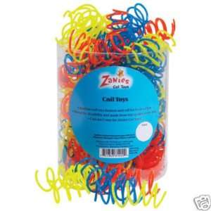  Zanies 1 1/2 Inch Coil Cat Toys Canister of 150 Pet 