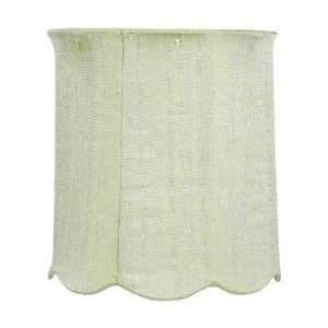   342 / 370 Scallop Drum Shade Color Modern Green, Bow Included Baby
