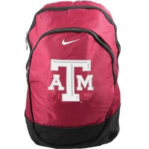 Nike Texas A&M Aggies Maroon NCAA Backpack Sports 