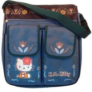  Hello Kitty Messenger Style Diaper Bag in Blue Baby