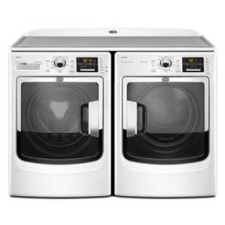   MEDE200XW 27 6.7 cu. Ft. Front Load Electric Dryer   White Appliances