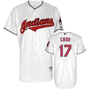 Shin Soo Choo Jersey Adult Majestic Home White Authentic Cleveland 