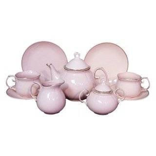Princess Pink Pattern Childrens Tea for Two Fine China Tea Set