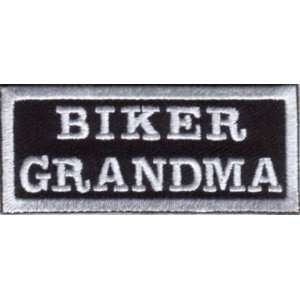  BIKER GRANDMA Embroidered Quality Nice Biker Vest Patch 