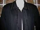 EXCLUSIVELY MISOOK Black Knit Cardigan Duster Jacket M 40 Long 46 bust 