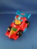 Fisher Price Little People lights sound race car driver  