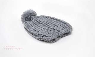 Korean Style New Fashion Womens Lovely Knit Crochet Winter Beanie Hat 